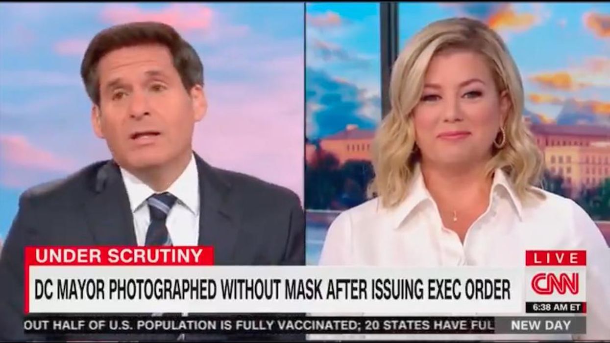 CNN hosts scramble to cover for DC mayor's blatant mask hypocrisy, claim she wasn't actually violating her own mask rules