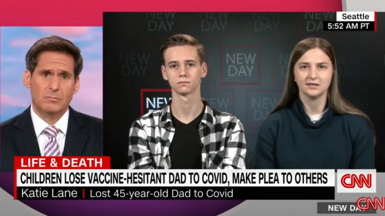 CNN interviews grieving kids who blame Tucker Carlson for their unvaccinated dad's death from COVID