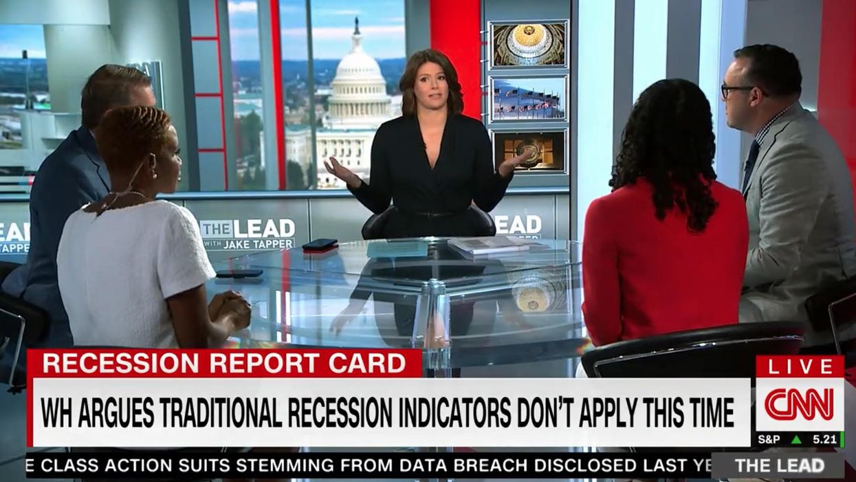 CNN panel brutally mocks Biden for attempting to change definition of recession: 'You can't fake this!'