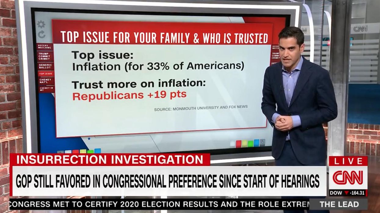CNN reporter deflates Dem hope that January 6 hearings will hurt GOP before midterm elections: 'Republicans are trusted' on inflation