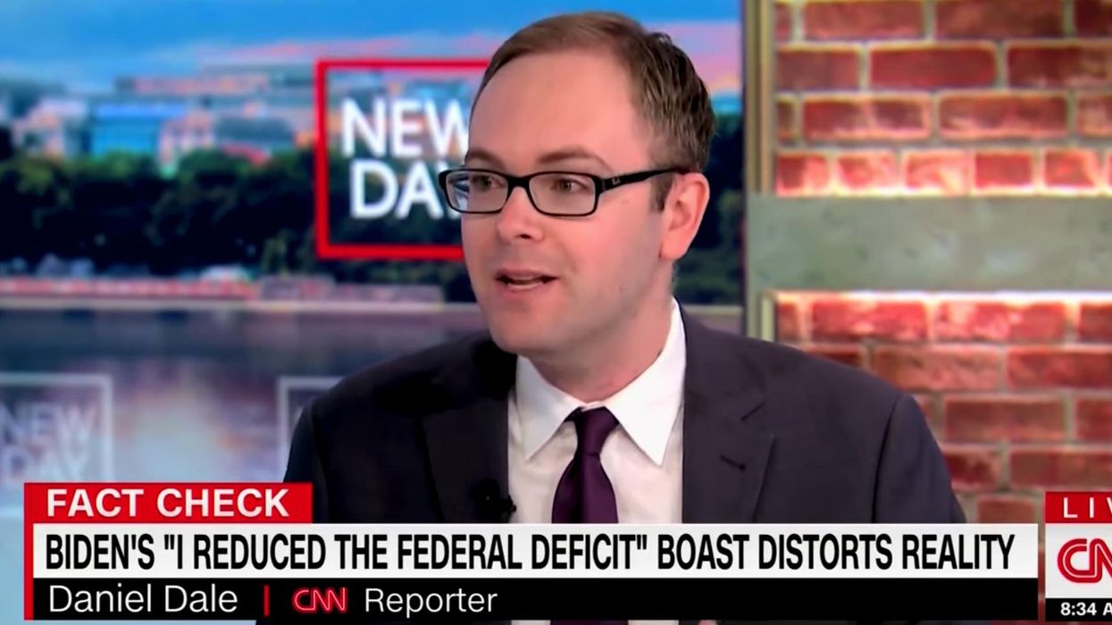 CNN reporter nukes Biden for claiming he has personally reduced budget deficit: 'Reversal of reality'
