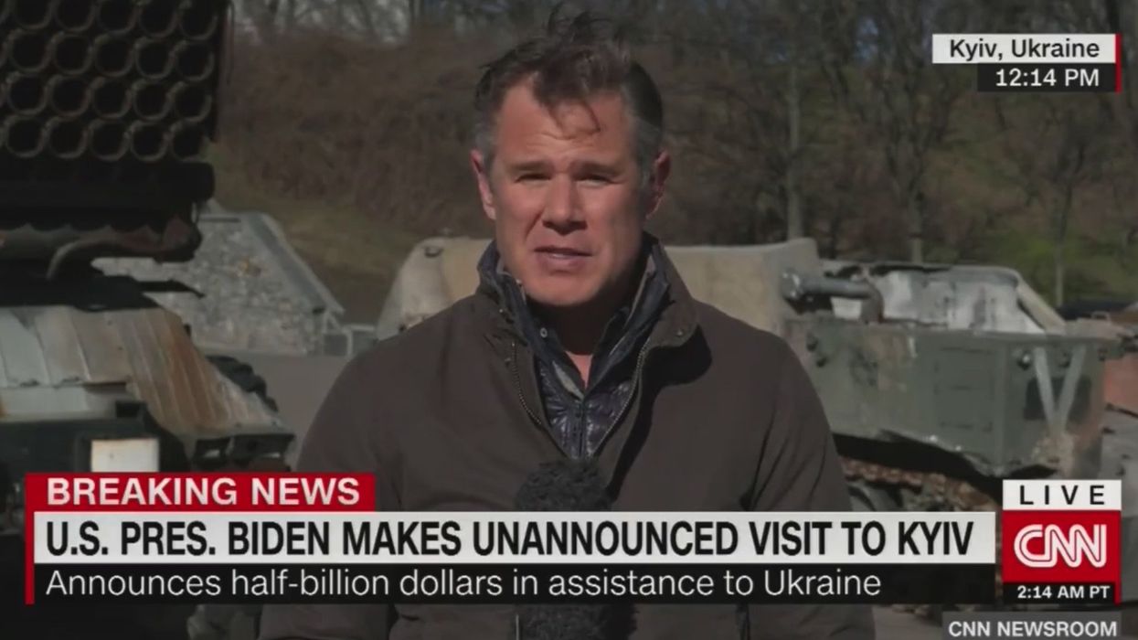 CNN reporter spills the beans, reveals air sirens only blared when Biden visited Kyiv: 'Life is relatively normal here'