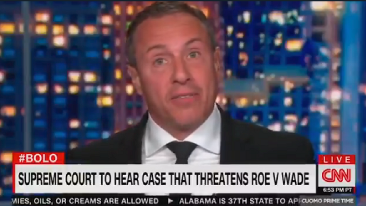 CNN's Chris Cuomo melts down, says pro-lifers hate science, only cater to the 'far-right white-fright vote'