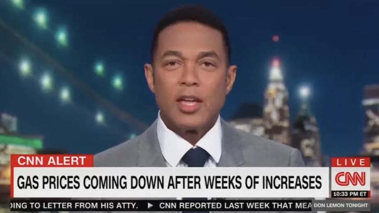 CNN's Don Lemon sings Biden's praises — literally — as gas prices drop a whole 4 cents ... and just days after the White House begged for better coverage
