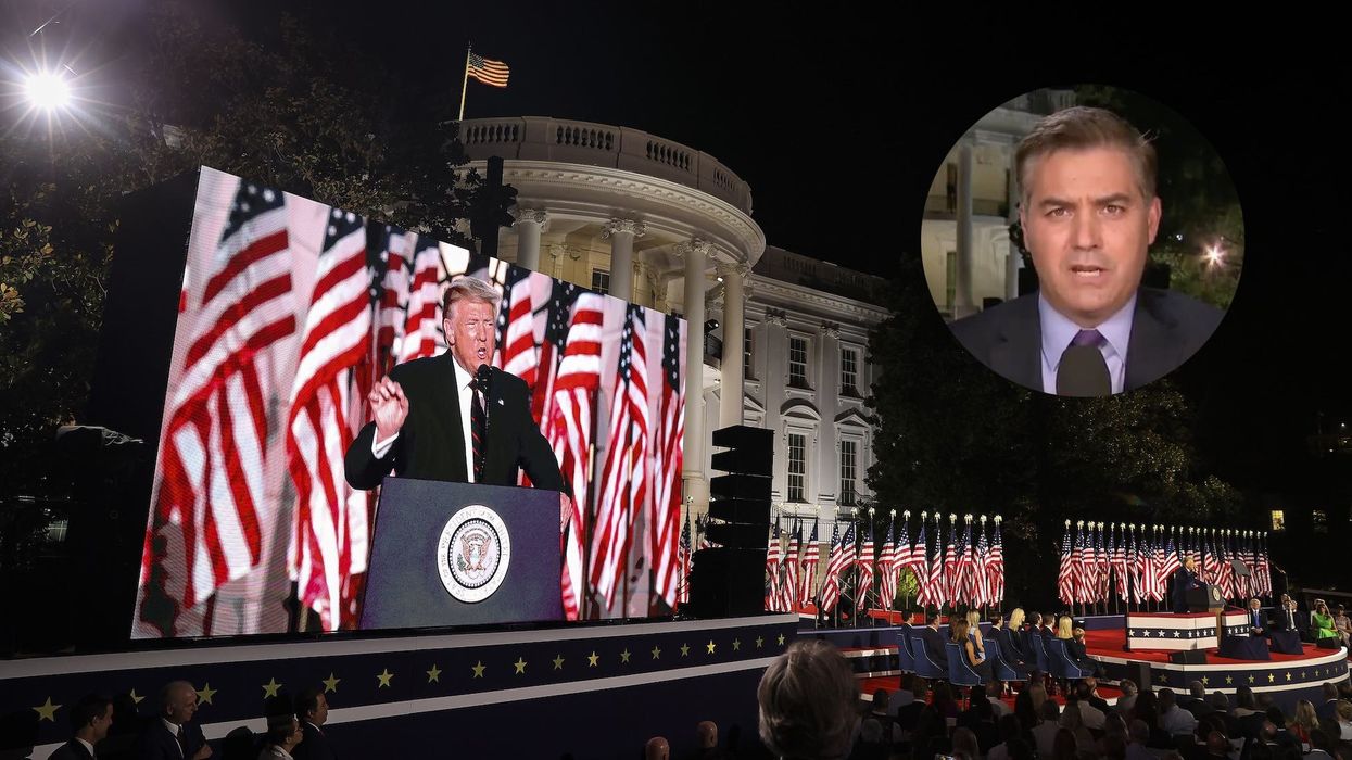 CNN's Jim Acosta, panelists ignore DC riots, say Trump's convention speech could be the real danger