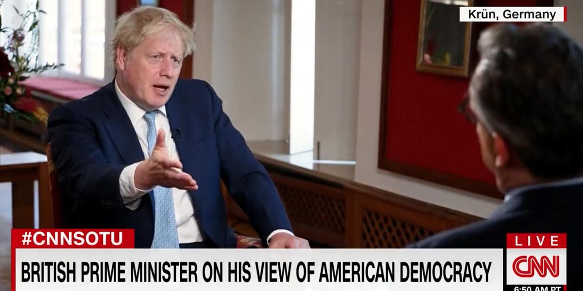 CNN tries to get Boris Johnson to bash the US — but he refuses to take the bait: 'A shining city on a hill' | Blaze Media