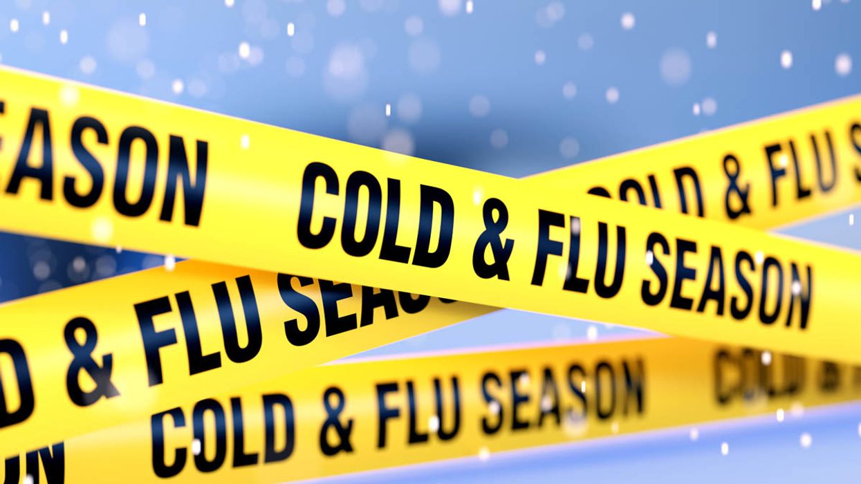 Cold & flu season police tape