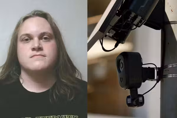 College student accused of destroying Flock cameras — and the community comes out in droves to defend him