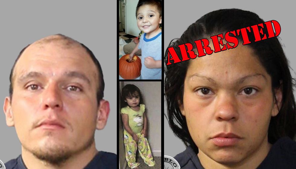 Colorado duo arrested after children's remains found encased in concrete‚ stuffed in suitcase