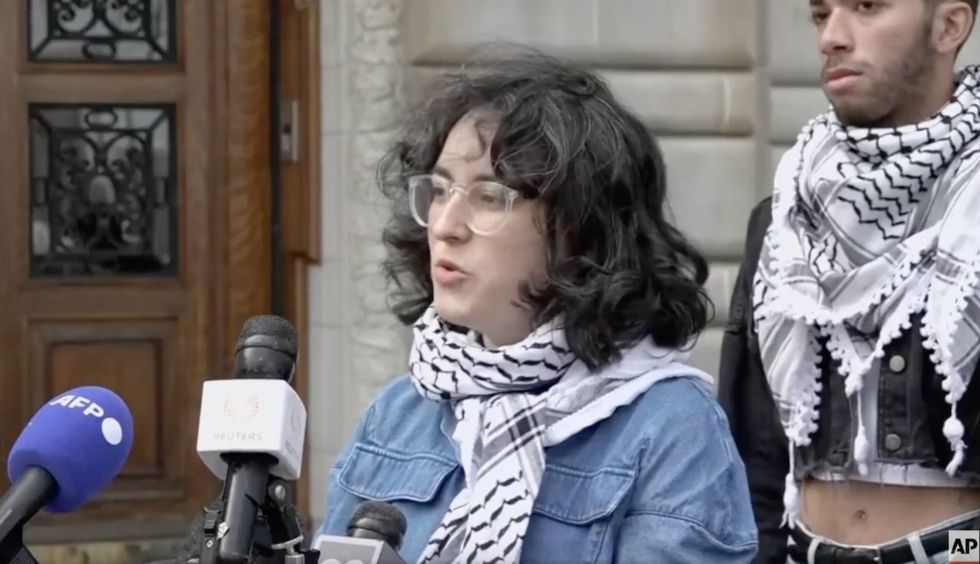 Columbia protester asked for &apos;humanitarian aid&apos; for Hamilton Hall occupiers so they don&apos;t &apos;die of dehydration and starvation&apos;