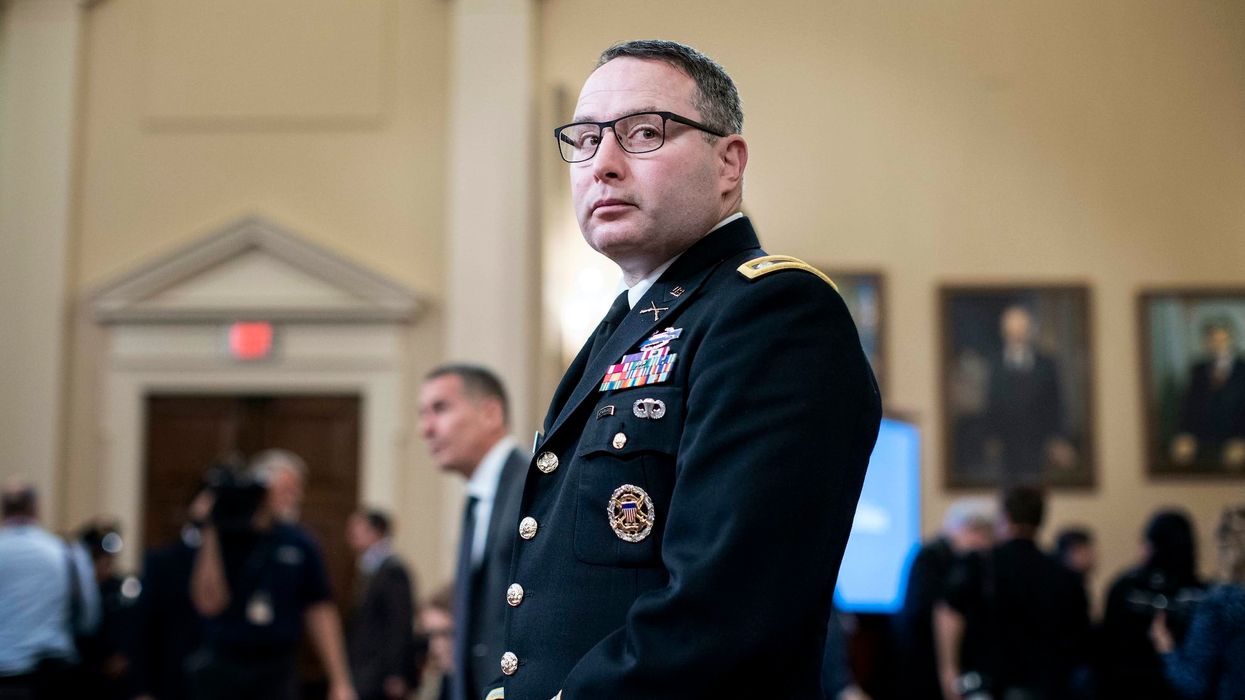 Commentary: Turns out 'never-Trumper' Lt. Col. Vindman's problem with elected governance is what set impeachment in motion