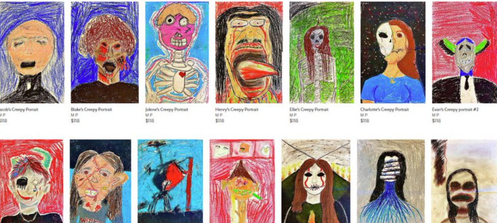 'Completely insane': Teacher accused of selling young students' art for over $100 each after kids discover his website