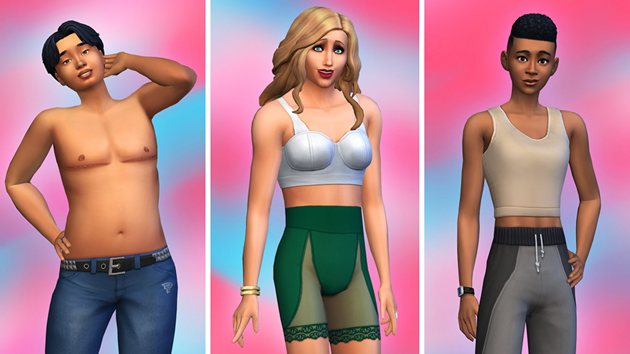 Computer game The Sims 4 adds chest binders and 'top surgery scars' for child characters, allows custom pronouns