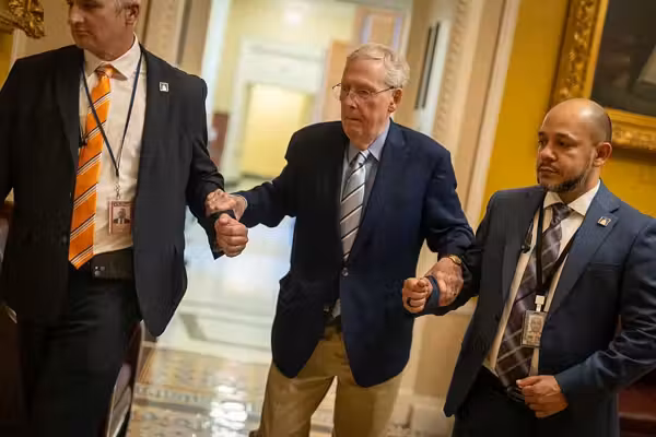 Concerning new details emerge about Mitch McConnell's latest health scare