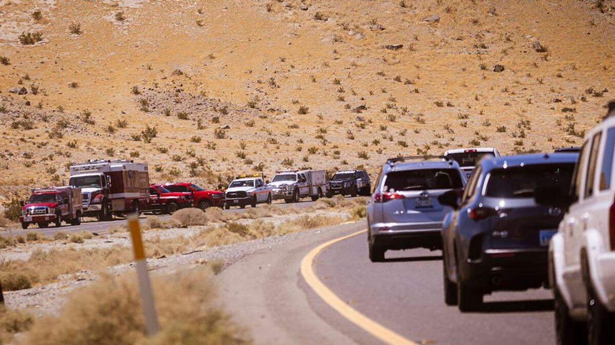 Container of lithium-ion batteries falls off truck, ignites, causing nearly 48-hour shutdown on I-15 between LA and Las Vegas
