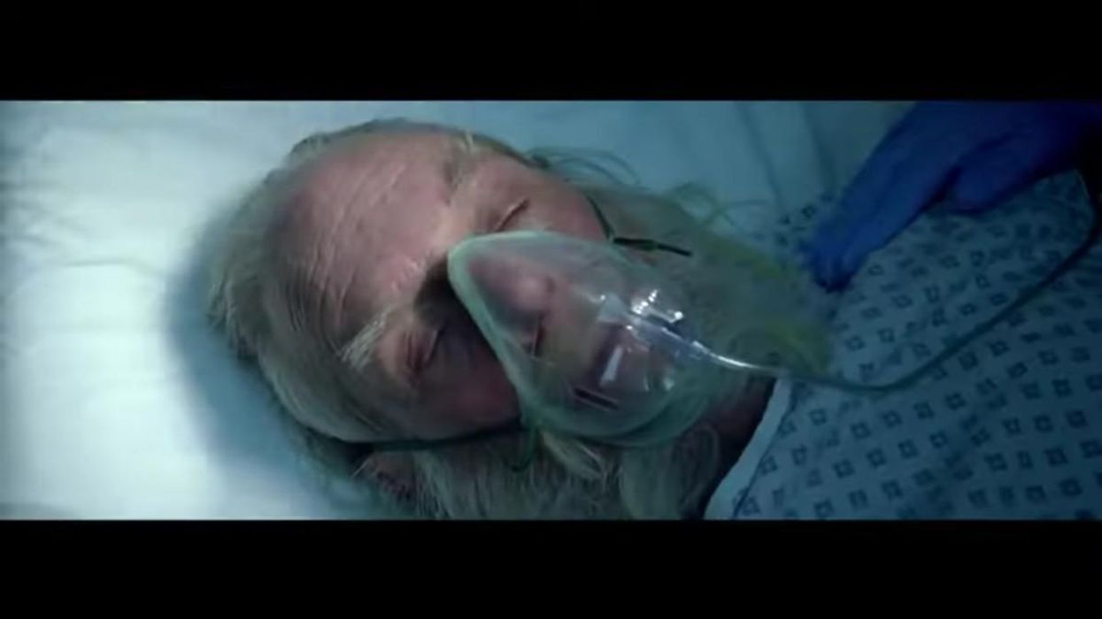 Controversial ad shows severely sick COVID-stricken Santa Claus. Parents are outraged.