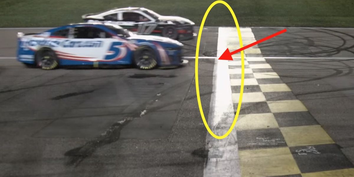 Nascar Alignment Controversy erupts after historic NASCAR finish when fans notice the ...