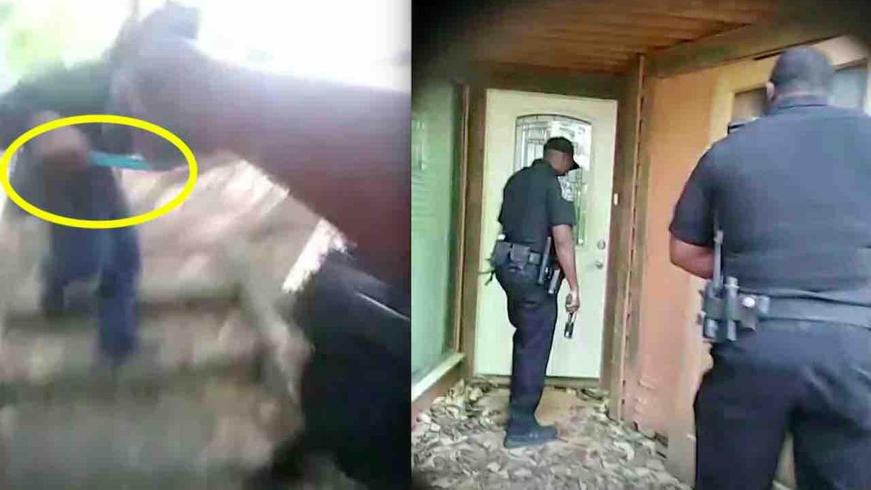 Cop begs knife-wielding man in standoff: 'You’re a black man. I’m a black man. You don’t have to die today. I don’t want you to die today.'