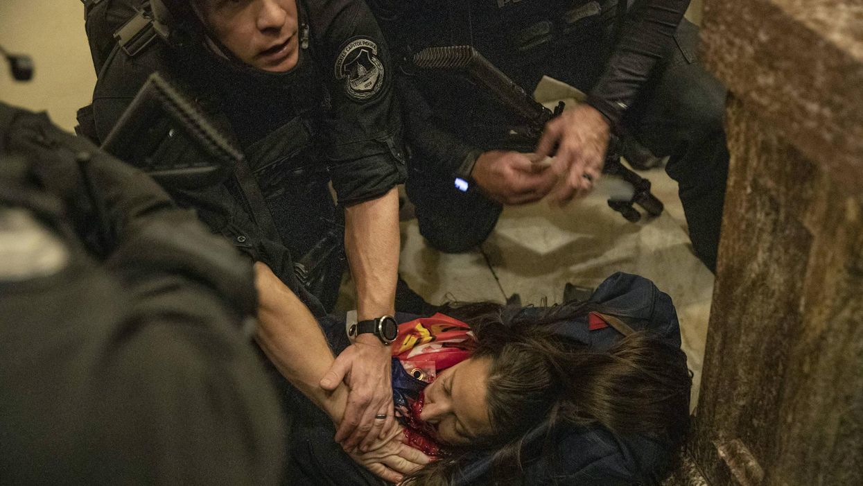 Cop who shot pro-Trump rioter in US Capitol suspended