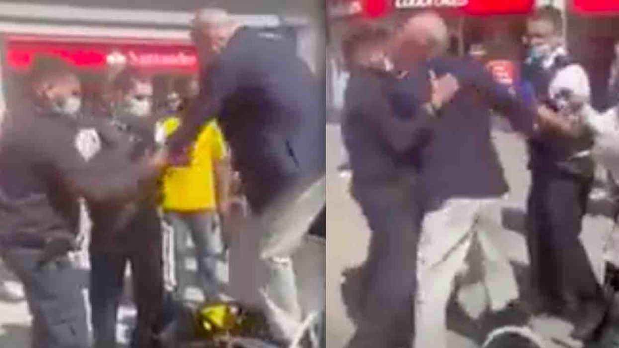 Cops arrest, get rough with Christian pastor, 71, in London. He said he merely defined marriage as between men and women; complaint was for homophobia.