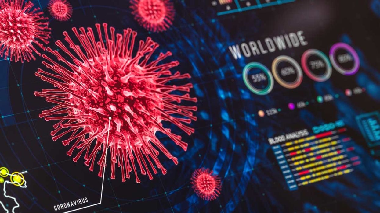 Coronavirus data display
