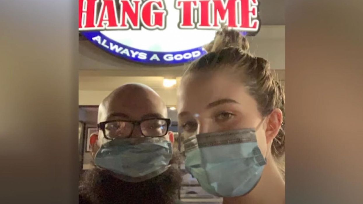 Couple with immunocompromised newborn claim Texas restaurant demanded they take off their masks or leave. Owner fires back, 'If you're scared, stay at home.'