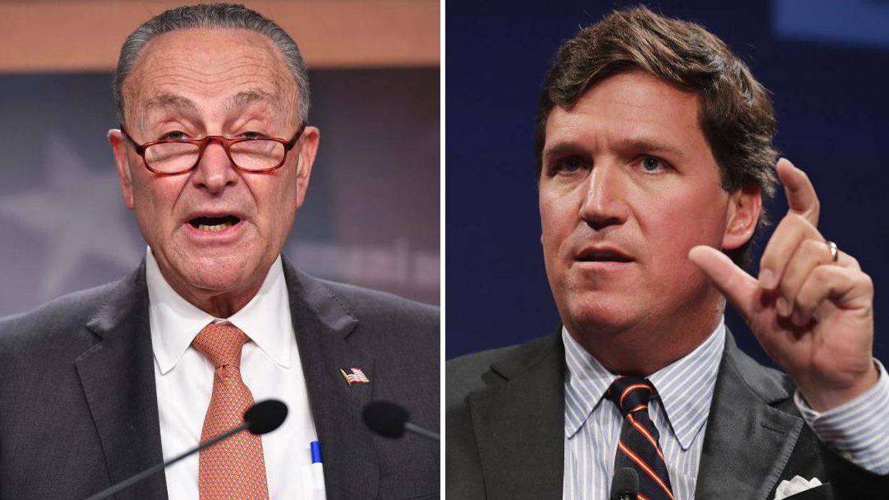 'Coward': Schumer boasts that he refused to debate Tucker Carlson — but Tucker gets the last laugh