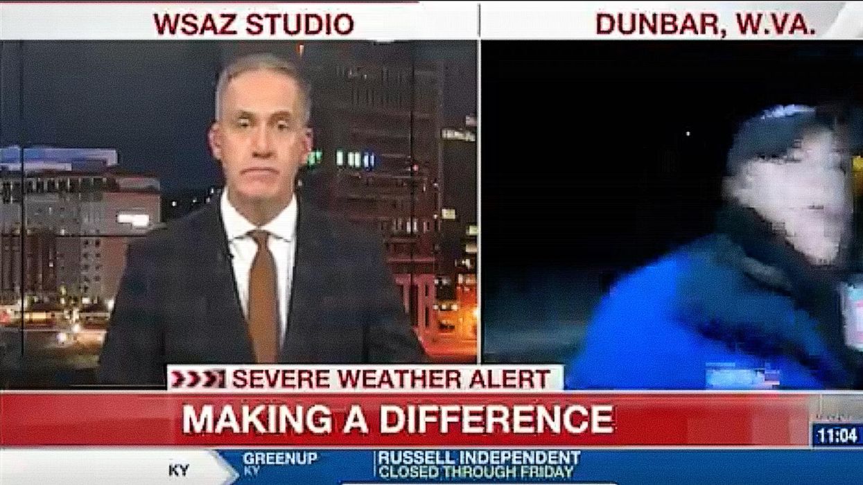 Crazy video shows West Virginia reporter struck by car live on air — and no one could have predicted her response