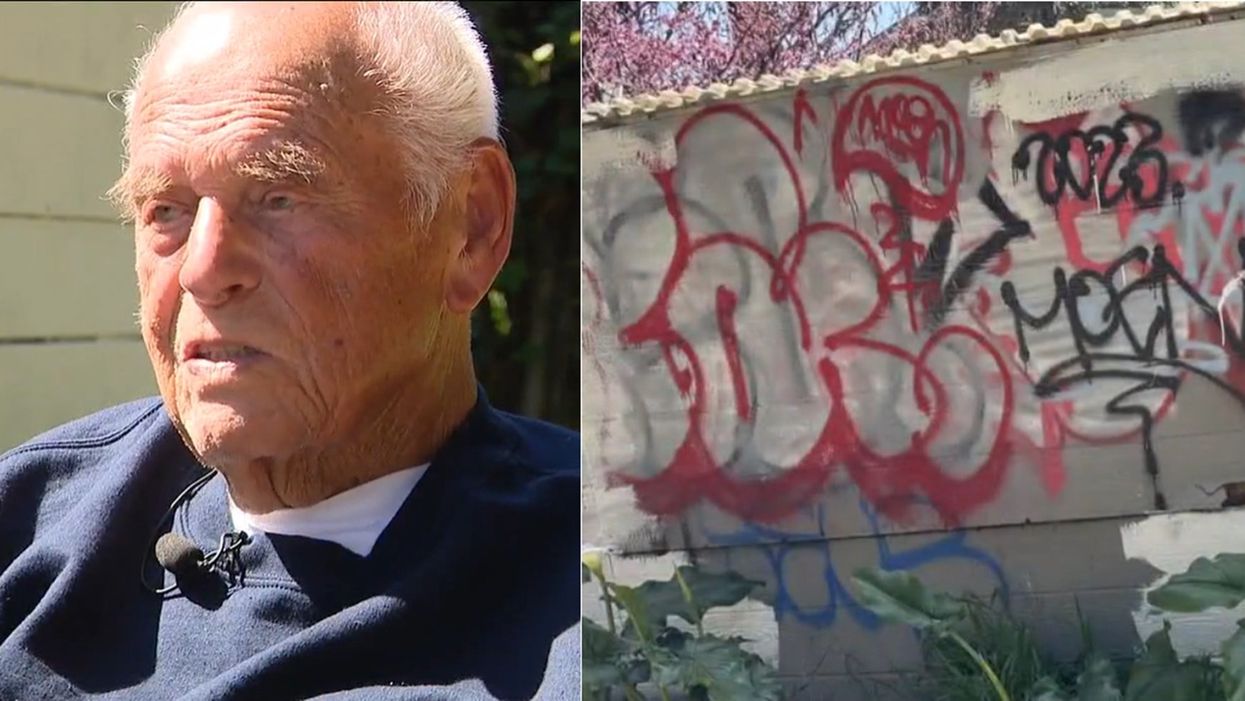 Crime-ridden Oakland orders 102-year-old man in wheelchair to remove graffiti from fence or face thousands in fines