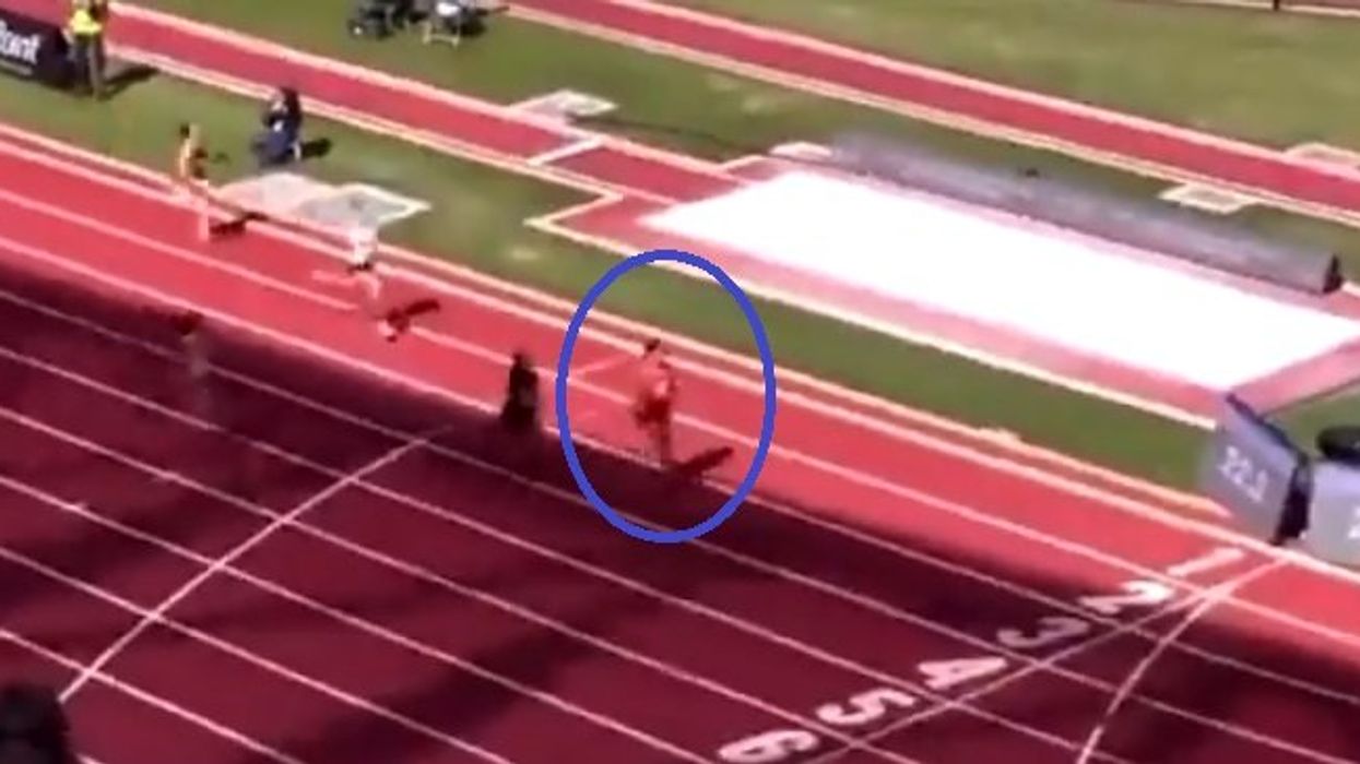 Crowd boos as boy wins girls' state championship track and field race in Oregon