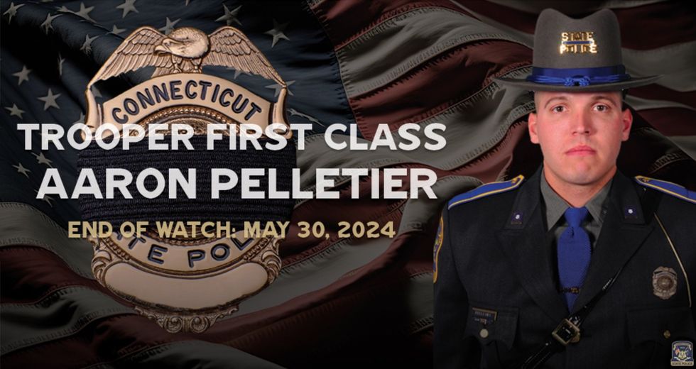 CT town declines to raise thin blue line flag, lowers Pride flag to half-mast to honor trooper killed in line of duty