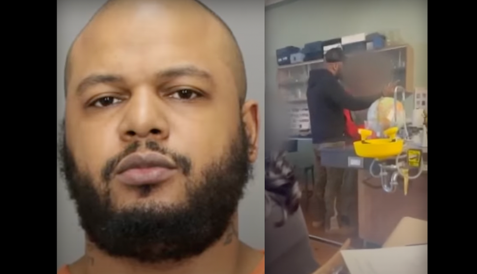 Dad enters HS classroom‚ confronts student for allegedly bothering his daughter. Dad now charged for making threats‚ assault.