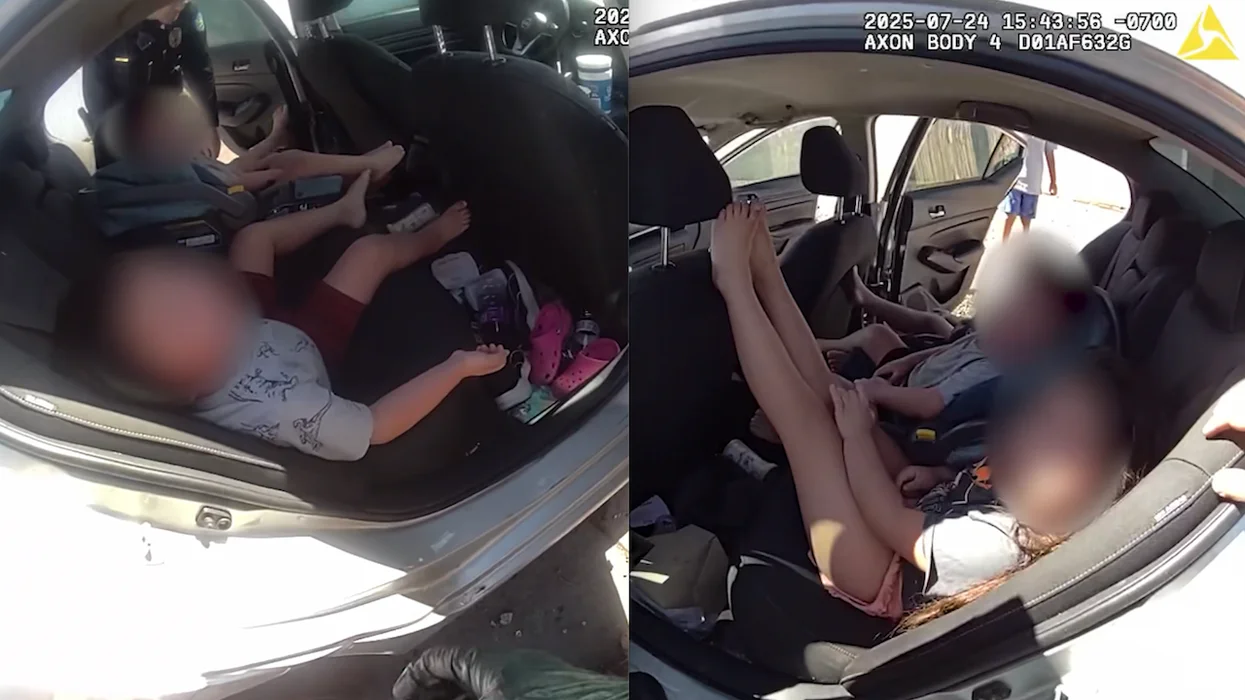Dad visits 'The Adult Shoppe' while his kids sit in 125-degree car for almost an hour, cops say