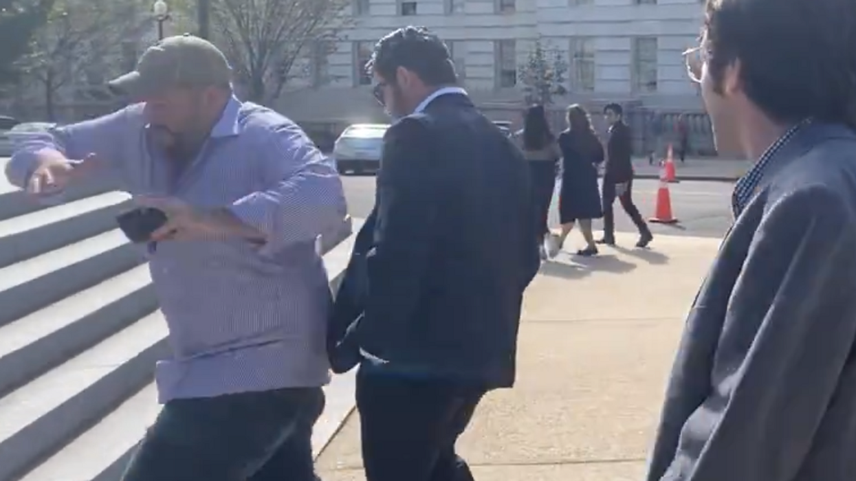 Dan Crenshaw accused of 'intentionally' assaulting reporter who called him a 'parasite' outside Capitol