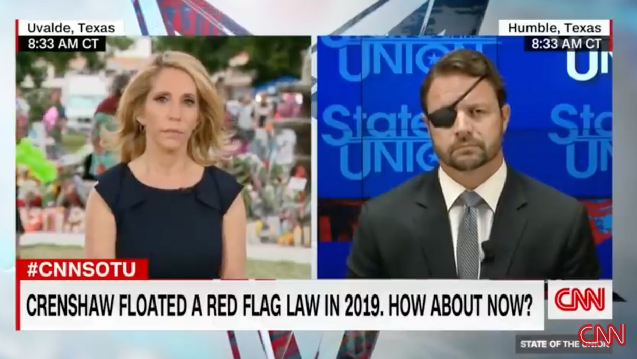 Dan Crenshaw rebuffs CNN's Dana Bash time and time again in back-and-forth interview about guns and gun control