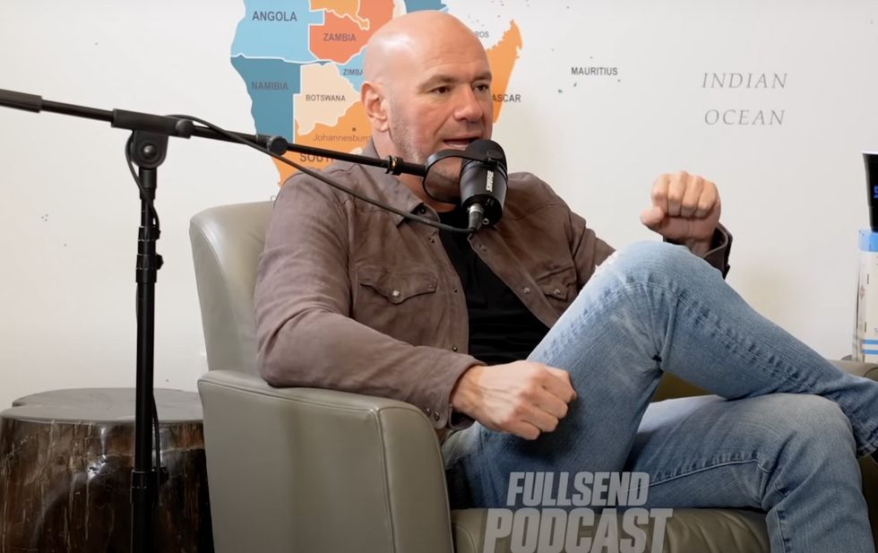 Dana White: 'This is the greatest country on earth. And we should be defending it‚ fighting for our freedom‚ every one of us.'