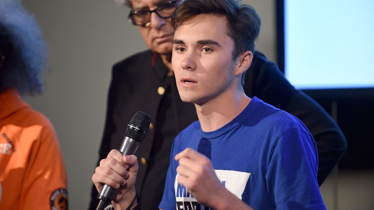 David Hogg denounces violence, then apologizes, backtracks, and says only for 'young white people'