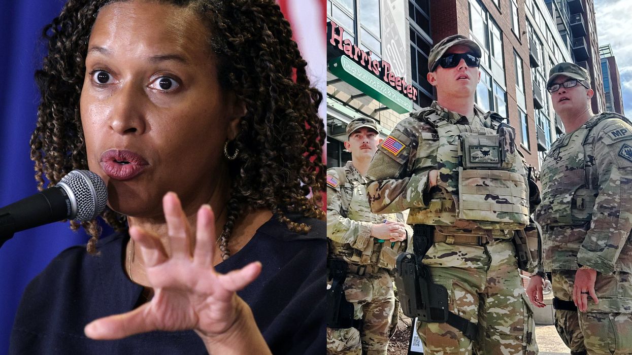 DC Dems are furious at Mayor Bowser for admitting Trump's troops are lowering crime