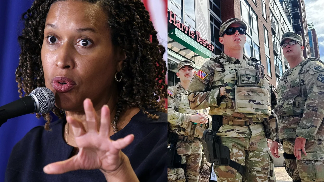 DC Dems are furious at Mayor Bowser for admitting Trump's troops are lowering crime