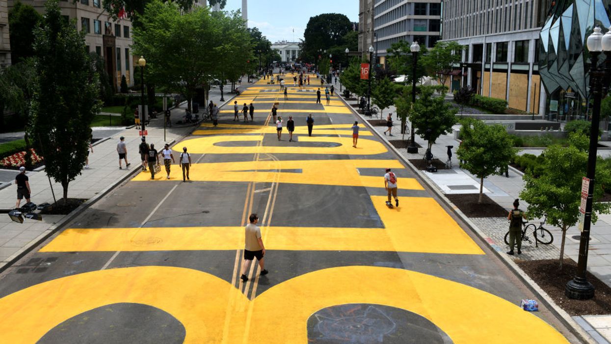 DC mayor sued over massive 'Black Lives Matter' mural on street to White House