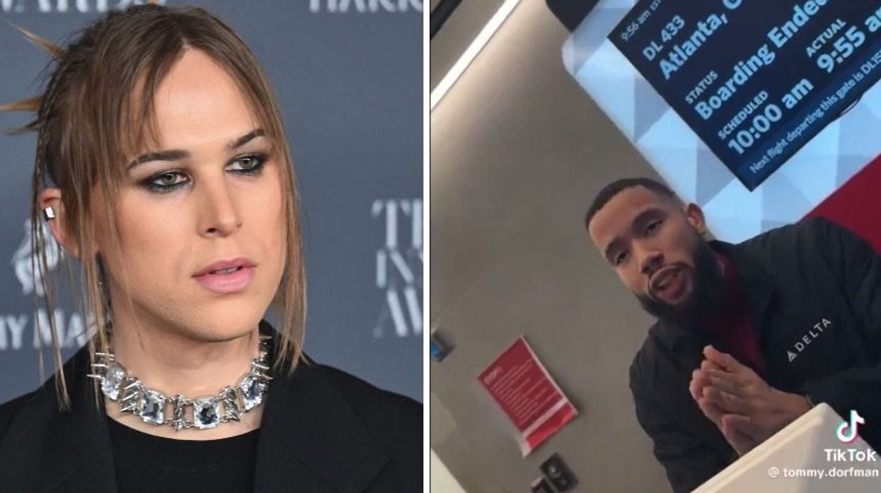 Delta Airlines employee stands up to transgender bully causing scene at airport gate over pronouns: 'Human rights violation'