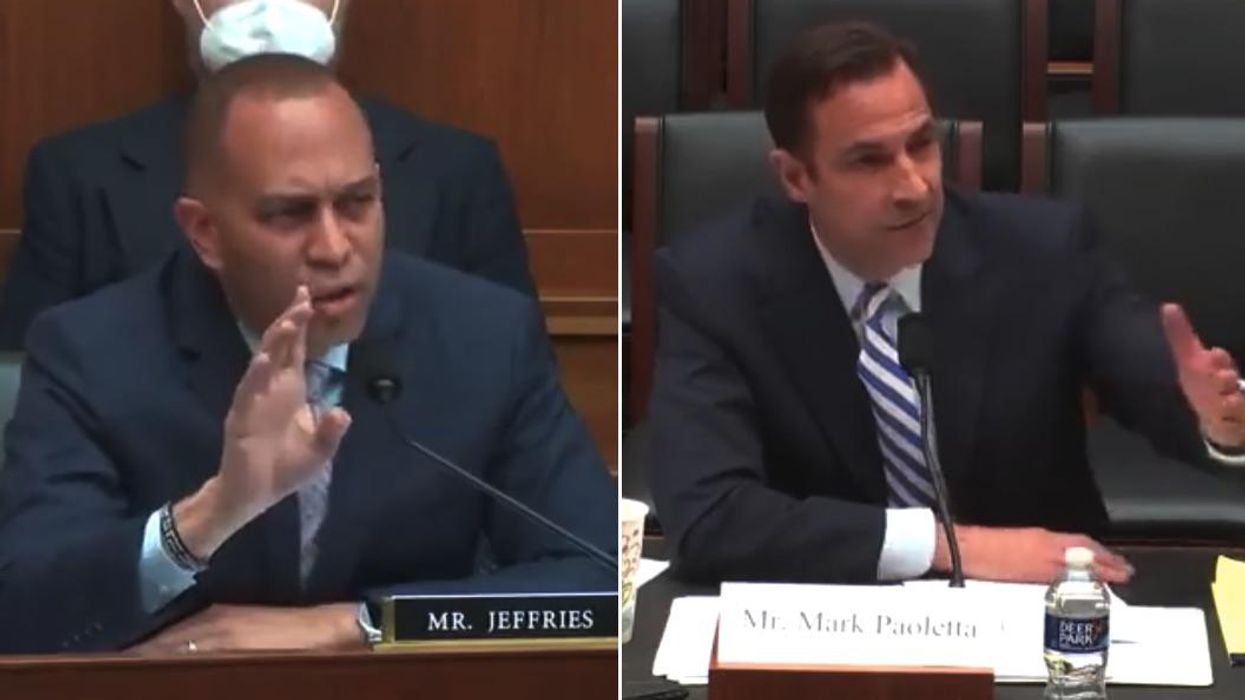 Democrat challenges witness to prove claim that liberals 'hate' Clarence Thomas because he is a black conservative. Witness uses chairman's own words.