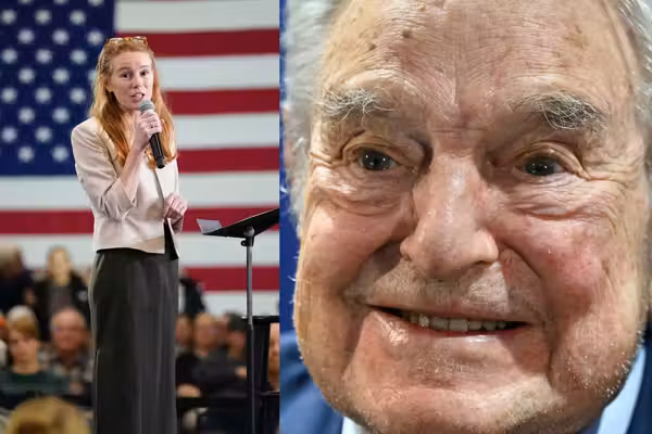 Democrat portrays herself as working-class waitress despite big money from Soros groups — and GOP says she hid it from voters