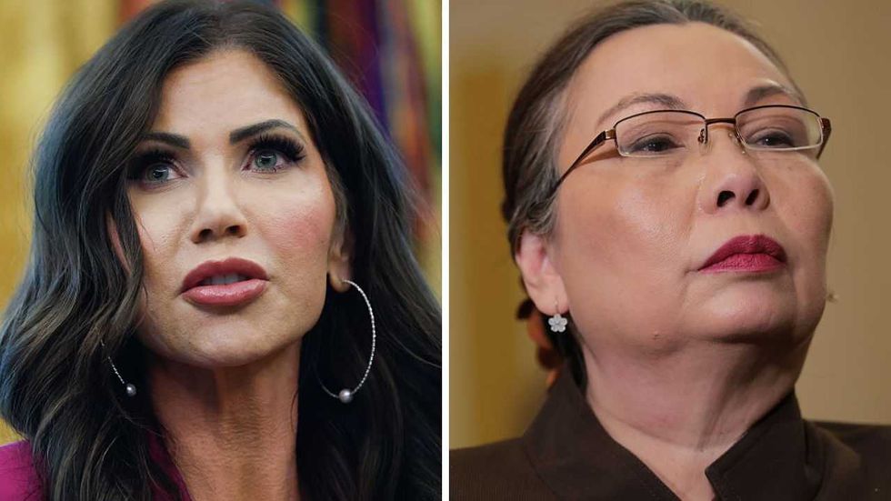 Democrat senator rages when Noem dares to enforce the law