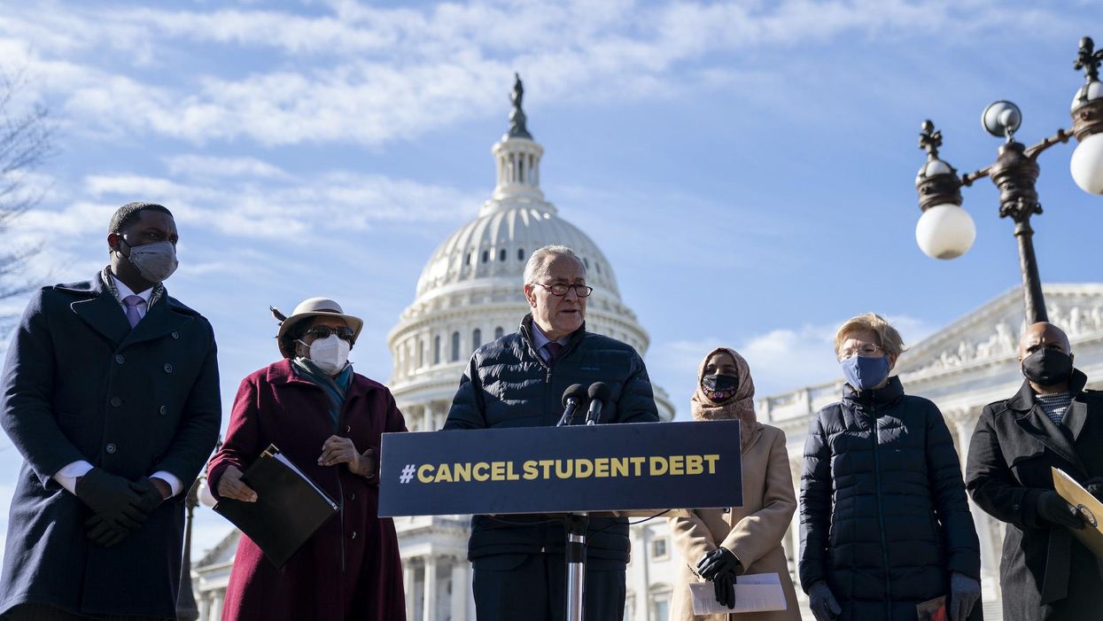 Democratic lawmakers push President Biden to circumvent Congress and cancel $50,000 in student loan debt by executive action