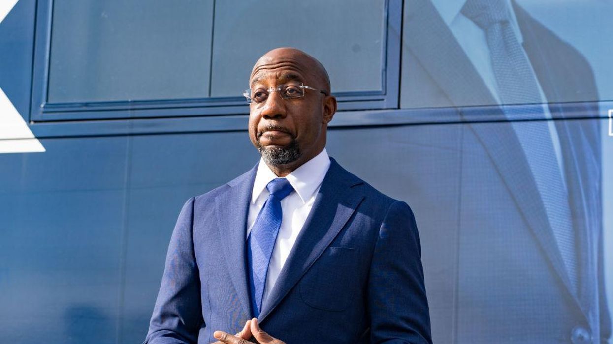 Democratic Sen. Raphael Warnock caught endorsing blatant lies about Georgia's new voting law