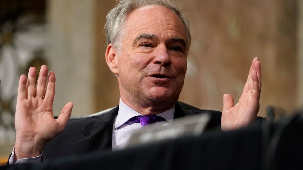 Democratic Sen. Tim Kaine says Biden shouldn't answer court packing question 'because it's not his business'