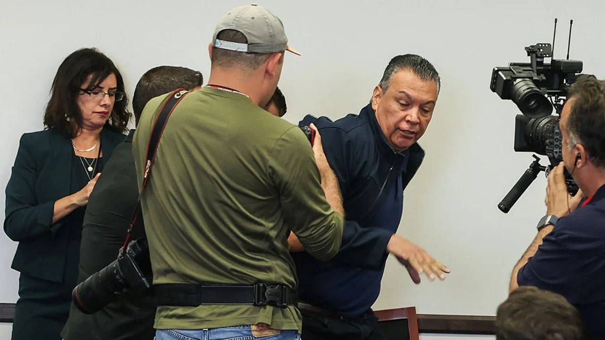 Democratic senator’s botched ambush of DHS presser ends in handcuffs