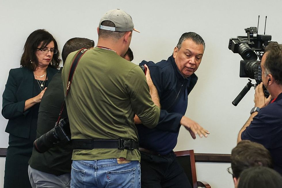 Democratic senator’s botched ambush of DHS presser ends in handcuffs