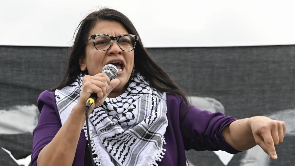 Democrats finally turn on Rashida Tlaib for promoting Hamas rallying cry that demands the extermination of Israel Conservative Angle Democrats finally turn on Rashida Tlaib for promoting Hamas rallying cry that demands the extermination of Israel Conservative Angle
